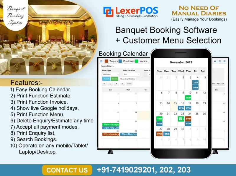 Banquet Booking Software