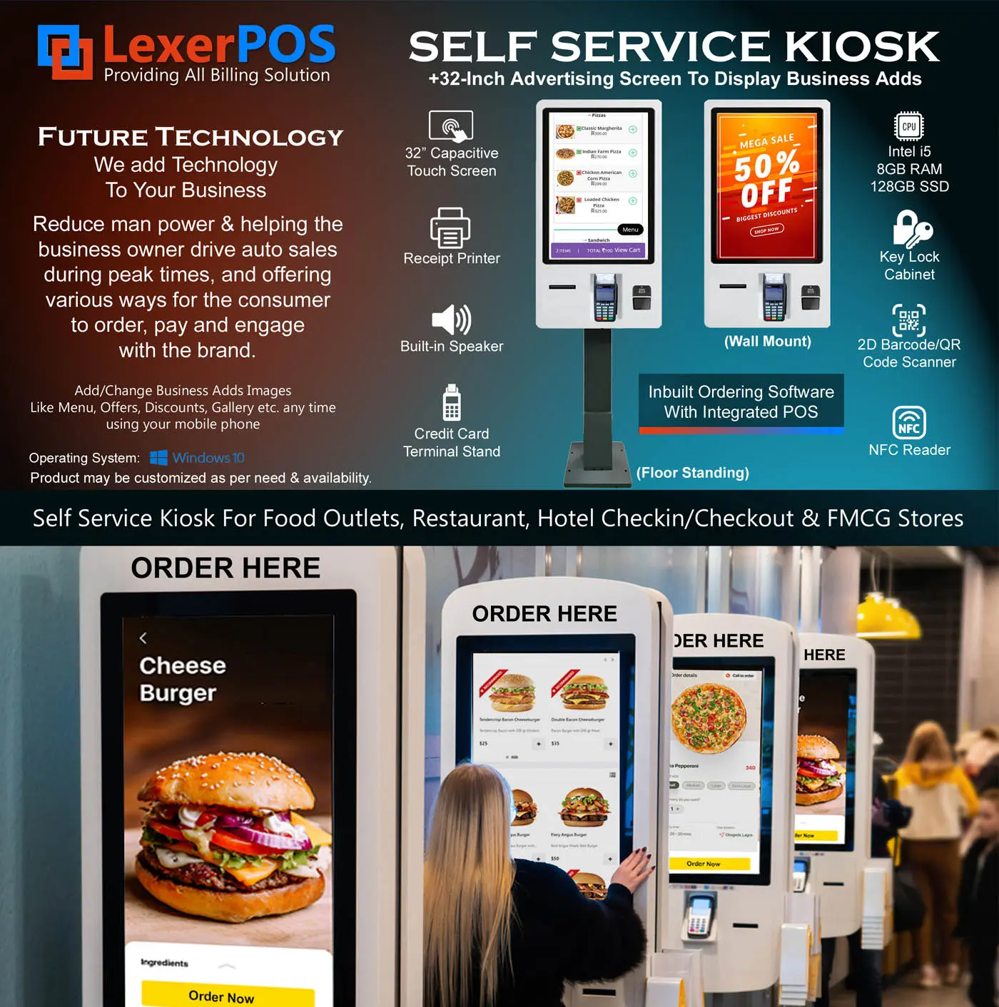 Self Ordering KIOSK