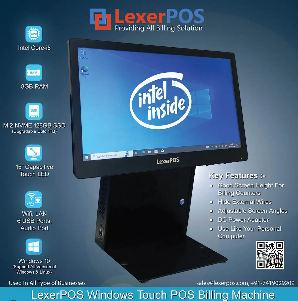 LexerPOS Touch POS Machine